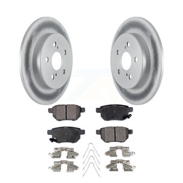 Rear Coated Brake Rotor Ceramic Pad Kit For Toyota Corolla 2.0L With Manual Parking KGT-102222