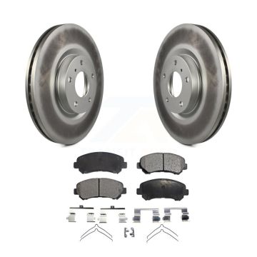 Front Coated Disc Brake Rotors And Ceramic Pads Kit For Nissan Maxima KGT-102248