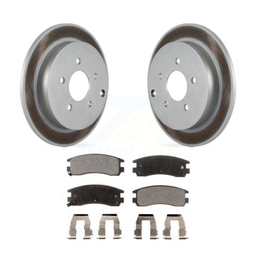 Rear Coat Disc Brake Rotor Ceramic Pad Kit For Buick Rendezvous Pontiac Montana Chevrolet KGT-102315