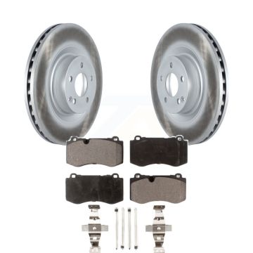 Front Coat Brake Rotors Ceramic Pad Kit For Mercedes-Benz S550 S450 SL550 CL550 S350 S400 KGT-102453