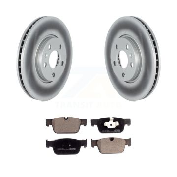 Front Coated Disc Brake Rotor And Ceramic Pad Kit For Volvo S60 V60 S90 Cross Country V90 KGT-102597