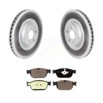 Front Coat Brake Rotors Ceramic Pad Kit For Volvo XC60 XC90 XC40 S60 Recharge C40 V90 V60 KGT-102599