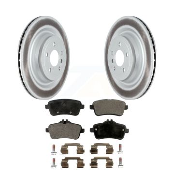 Rear Coated Brake Rotor Ceramic Pad Kit For Mercedes-Benz GL350 GLS450 ML400 GLS550 GL550 KGT-102685