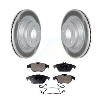 Rear Coated Disc Brake Rotors And Ceramic Pads Kit For Mercedes-Benz E550 KGT-102690