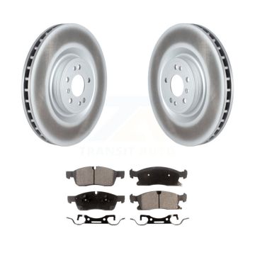 Front Coated Brake Rotor Ceramic Pad Kit For Mercedes-Benz ML350 GL350 GLS450 ML400 GL450 KGT-102713