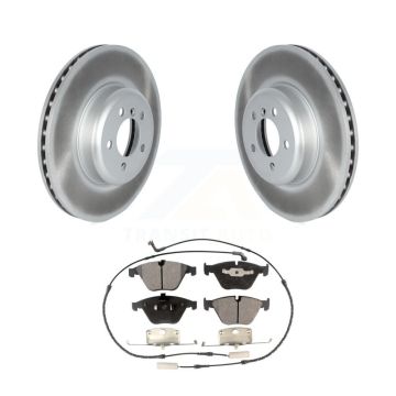 Front Coated Disc Brake Rotors And Ceramic Pads Kit For 2012 BMW 335i Convertible/Coupe KGT-102719