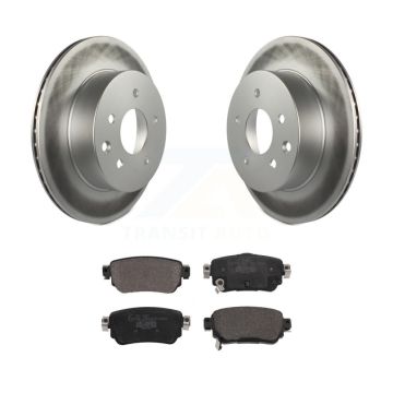 Rear Coat Brake Rotors Ceramic Pad Kit For Nissan Rogue Sport With Electric Parking KGT-102806