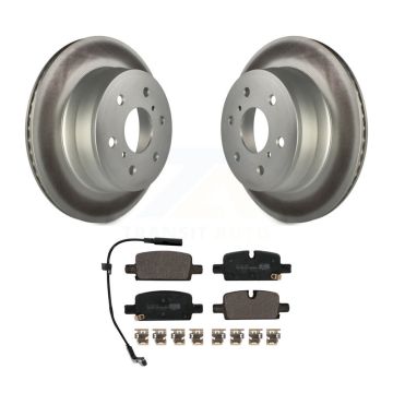 Rear Coat Brake Rotors Ceramic Pad Kit For 2019 GMC Sierra 1500 With Manual Parking KGT-102809