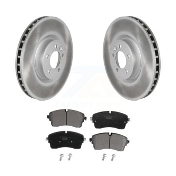 Front Coated Disc Brake Rotors & Ceramic Pad Kit For 2022 Land Rover Defender 110 90 2.0L KGT-102823