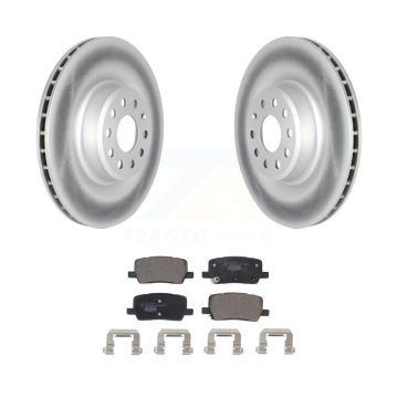 Rear Coat Disc Brake Rotors Ceramic Pad Kit For Tesla X S With Single Piston Caliper KGT-102856