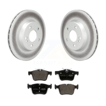 Rear Coated Disc Brake Rotors And Ceramic Pads Kit For Mercedes-Benz C300 C400 C350e KGT-103065