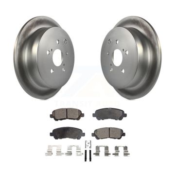 Rear Coated Disc Brake Rotors And Ceramic Pads Kit For Toyota Highlander KGT-103127