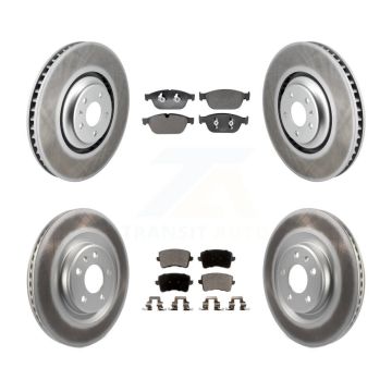 Front Rear Coat Brake Rotors Ceramic Pad Kit For Audi SQ5 With 380mm Diameter Rotor KGT-103233