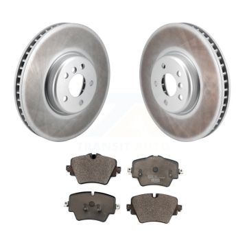 Front Coat Brake Rotors Ceramic Pad Kit For 21 Toyota GR Supra 2.0L With 4 Piston Caliper KGT-103306