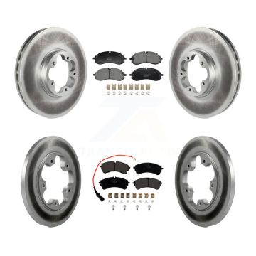 Front Rear Coat Brake Rotors Ceramic Pad Kit For Ford Transit-250 Transit-350 Transit-150 KGT-103369