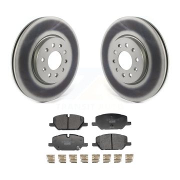 Front Coated Disc Brake Rotors And Ceramic Pads Kit For Chevrolet Equinox GMC Terrain KGT-103449