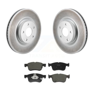 Front Coat Disc Brake Rotors Ceramic Pad Kit For Ford Escape Bronco Sport Lincoln Corsair KGT-103477