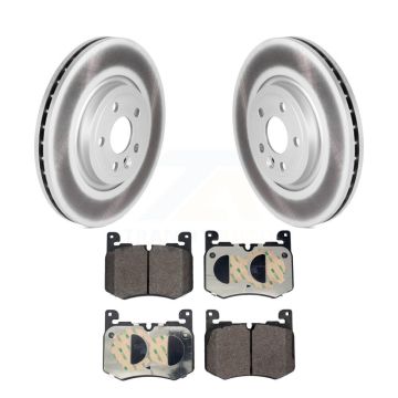 Front Coat Brake Rotors Ceramic Pad Kit For Jaguar F-Pace With 380mm Diameter Rotor KGT-103482