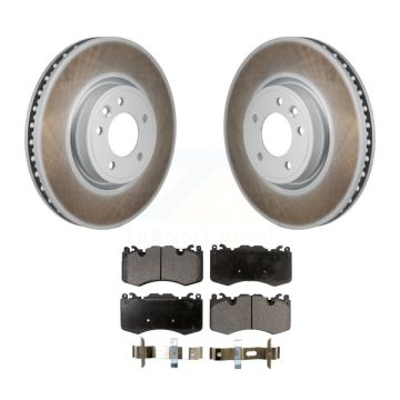 Front Coated Disc Brake Rotors And Ceramic Pads Kit For Land Rover Range Sport KGT-103491