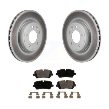 Rear Coated Disc Brake Rotors And Ceramic Pads Kit For Land Rover Discovery Range KGT-103522