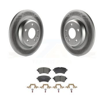 Rear Coated Disc Brake Rotors And Ceramic Pads Kit For Audi A4 Quattro A5 Sportback KGT-103540