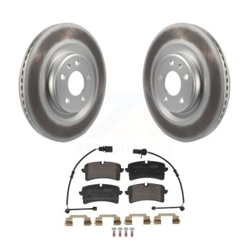 Rear Coated Brake Rotor Ceramic Pad Kit For Audi A7 Quattro With Composite Brakes KGT-103556