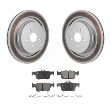 Rear Coated Disc Brake Rotors And Ceramic Pads Kit For Ford Edge Lincoln Nautilus KGT-103562