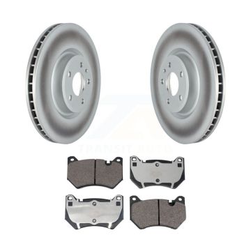 Front Coated Brake Rotor Ceramic Pad Kit For 2021 Audi Q5 With 350mm Diameter KGT-104312