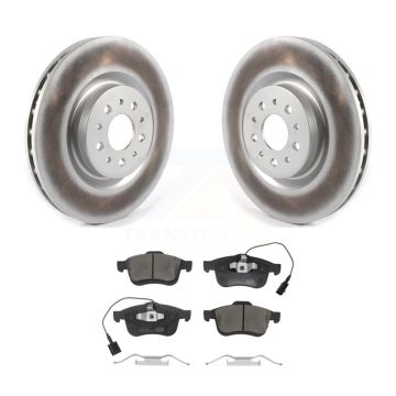 Front Coated Disc Brake Rotors And Ceramic Pads Kit For 2015-2021 Ram ProMaster City KGT-104321