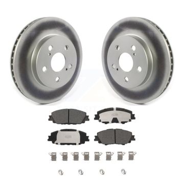 Front Coat Brake Rotor Ceramic Pad Kit For Toyota Corolla With 283mm Diameter KGT-104331