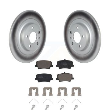 Rear Coat Disc Brake Rotors Ceramic Pad Kit For Volvo XC40 With 302mm Diameter Rotor KGT-104349