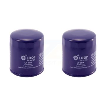 Engine Oil Filter (2 Pack) For Chevrolet GMC Silverado 1500 Sierra 2500 HD Colorado 3500 KLO-100001