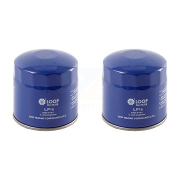 Engine Oil Filter (2 Pack) For Dodge Ram 1500 Jeep 2500 Chrysler Dakota Grand Caravan 300 KLO-100013