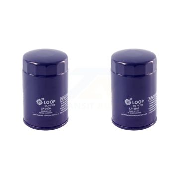 Engine Oil Filter (2 Pack) For Ford F-150 Dodge Ranger Ram 1500 Jeep Mazda Mustang Dakota KLO-100016