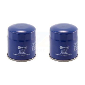 Engine Oil Filter (2 Pack) For Toyota Corolla RAV4 Yaris Camry Matrix Highlander Echo C KLO-100022