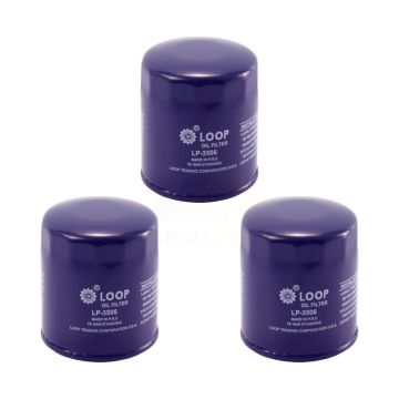 Engine Oil Filter (3 Pack) For Chevrolet GMC Silverado 1500 Sierra 2500 HD Colorado 3500 KLO-100025