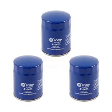 Engine Oil Filter (3 Pack) For Chevrolet GMC Silverado 1500 Sierra 2500 HD Cadillac Buick KLO-100028