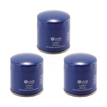 Engine Oil Filter (3 Pack) For Ford Escape Toyota Mazda Volkswagen 3 Tacoma Focus Jetta 5 KLO-100033