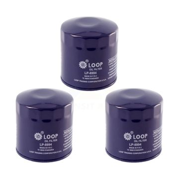 Engine Oil Filter (3 Pack) For Audi A4 Quattro Volkswagen Passat A6 Allroad S4 Cabriolet KLO-100034