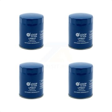Engine Oil Filter (4 Pack) For Chevrolet Impala Pontiac Malibu Buick GMC Colorado Montana KLO-100051