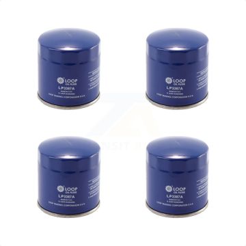 Engine Oil Filter (4 Pack) For Chevrolet GMC Sierra 1500 Silverado Pontiac Buick Equinox KLO-100053