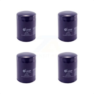 Engine Oil Filter (4 Pack) For Ford F-150 Mustang Ranger F-250 E-350 Econoline F-350 Land KLO-100065