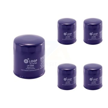 Engine Oil Filter (5 Pack) For Chevrolet GMC Silverado 1500 Sierra 2500 HD Colorado 3500 KLO-100073