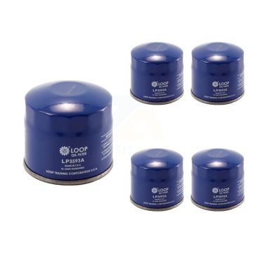 Engine Oil Filter (5 Pack) For Honda Subaru Accord Civic Legacy Acura CR-V Mitsubishi EL KLO-100087