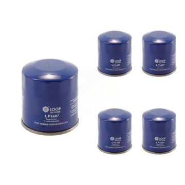 Engine Oil Filter (5 Pack) For Nissan Mazda Rogue 3 CX-5 Sentra INFINITI Altima Subaru 2 KLO-100091