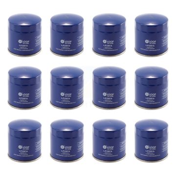 Engine Oil Filter (12 Pack) For Chevrolet GMC Sierra 1500 Silverado Pontiac Buick Equinox KLO-100145