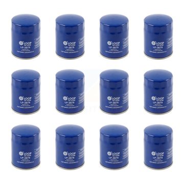 Engine Oil Filter (12 Pack) For Chevrolet GMC Silverado 1500 Sierra 2500 HD Cadillac XL KLO-100147