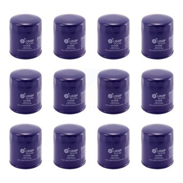 Engine Oil Filter (12 Pack) For Chevrolet GMC Silverado 1500 Sierra 2500 HD Colorado 3500 KLO-100151