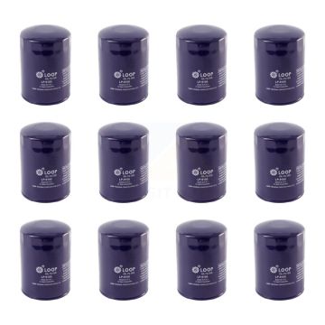 Engine Oil Filter (12 Pack) For GMC Chevrolet Sierra 2500 HD Silverado 3500 Express H1 KLO-100166