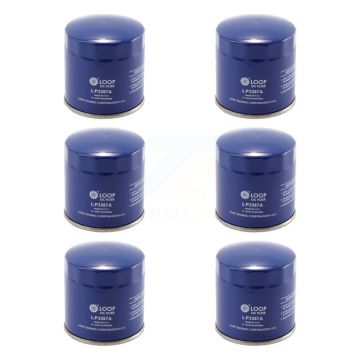 Engine Oil Filter (6 Pack) For Chevrolet GMC Sierra 1500 Silverado Pontiac Buick Equinox KLO-100169